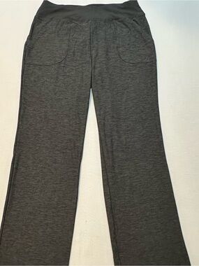 Vively Gray Wide Leg Lounge Yoga Pants Large
